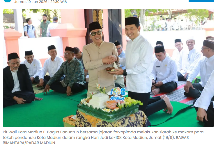 Pemkot Madiun Siapkan Makam Kuno Kuncen dan Taman Jadi Wisata Sejarah