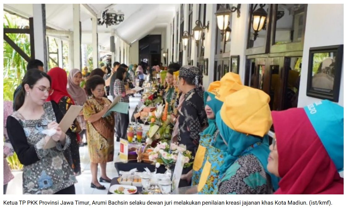 Gelar Lomba Cipta Kreasi Jajanan Khas, Plt Wali Kota Madiun Dorong UMKM Naik Kelas