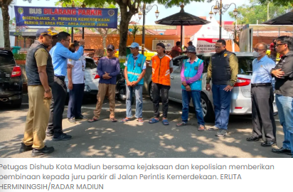 Jukir Nakal di Kota Madiun Disemprit, Pengawasan Parkir Diperketat