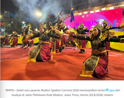 Meriah, Madiun Spektra Carnival 2026 Sukses Sedot Ribuan Penonton