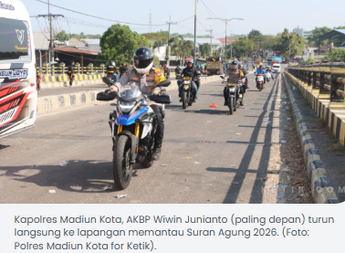 Operasi Aman Suro Berjalan Kondusif, Kapolres Madiun Kota Apresiasi 983 Personel Gabungan