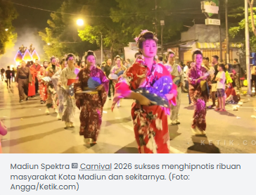 Madiun Spektra Carnival 2026 Sukses Hipnotis Masyarakat