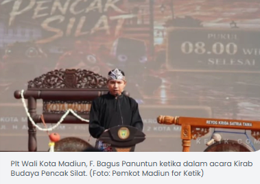 Kirab Budaya Pencak Silat HUT ke-108 Kota Madiun Sukses, Tahun Depan Ditarget Bertaraf Nasional