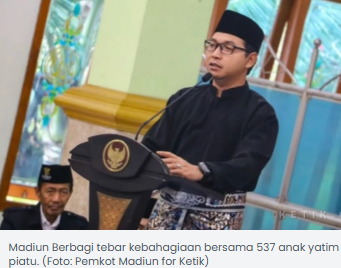 Madiun Berbagi, Tebar Kebahagiaan bagi 537 Anak Yatim Piatu