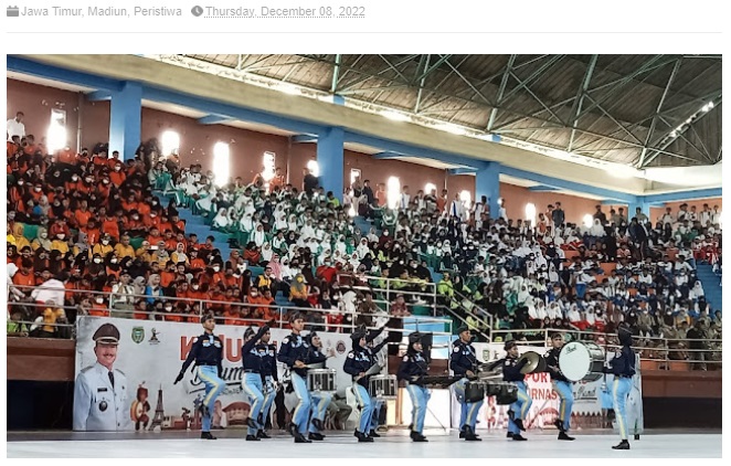 Kejurnas Drumband di Kota Madiun, Digelar 10 Hari, Diikuti 16 Provinsi, Melombakan 11 Nomor