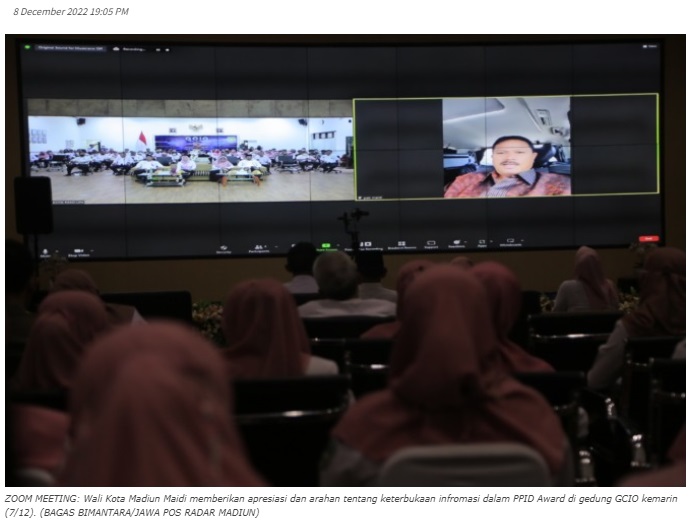PPID Award Apresiasi Keterbukan Informasi di Lingkup Pemkot Madiun