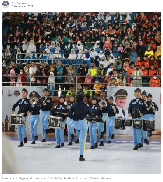 Kejurnas Drum Band 2022 di Kota Madiun, 16 Kontingen Terbaik Se-Indonesia Bakal Parade Pakai Baju Adat