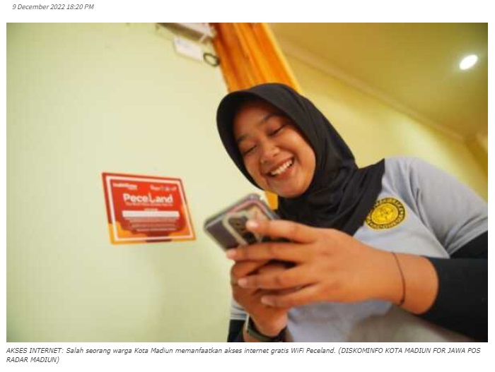 Program Internet Gratis di Kota Madiun Jalan Terus