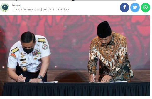 Walikota Madiun Tandatangani Nota Kesepakatan Pembangunan Rusunawa III