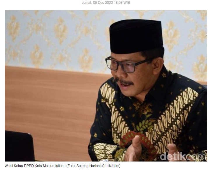Kata Wakil Ketua DPRD Kota Madiun Soal Naiknya Tunjangan Perumahan Saat Pandemi
