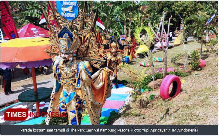 Tonjolkan View Unik, The Park Carnival Jadi Maskot Kampung Pesona Kota Madiun