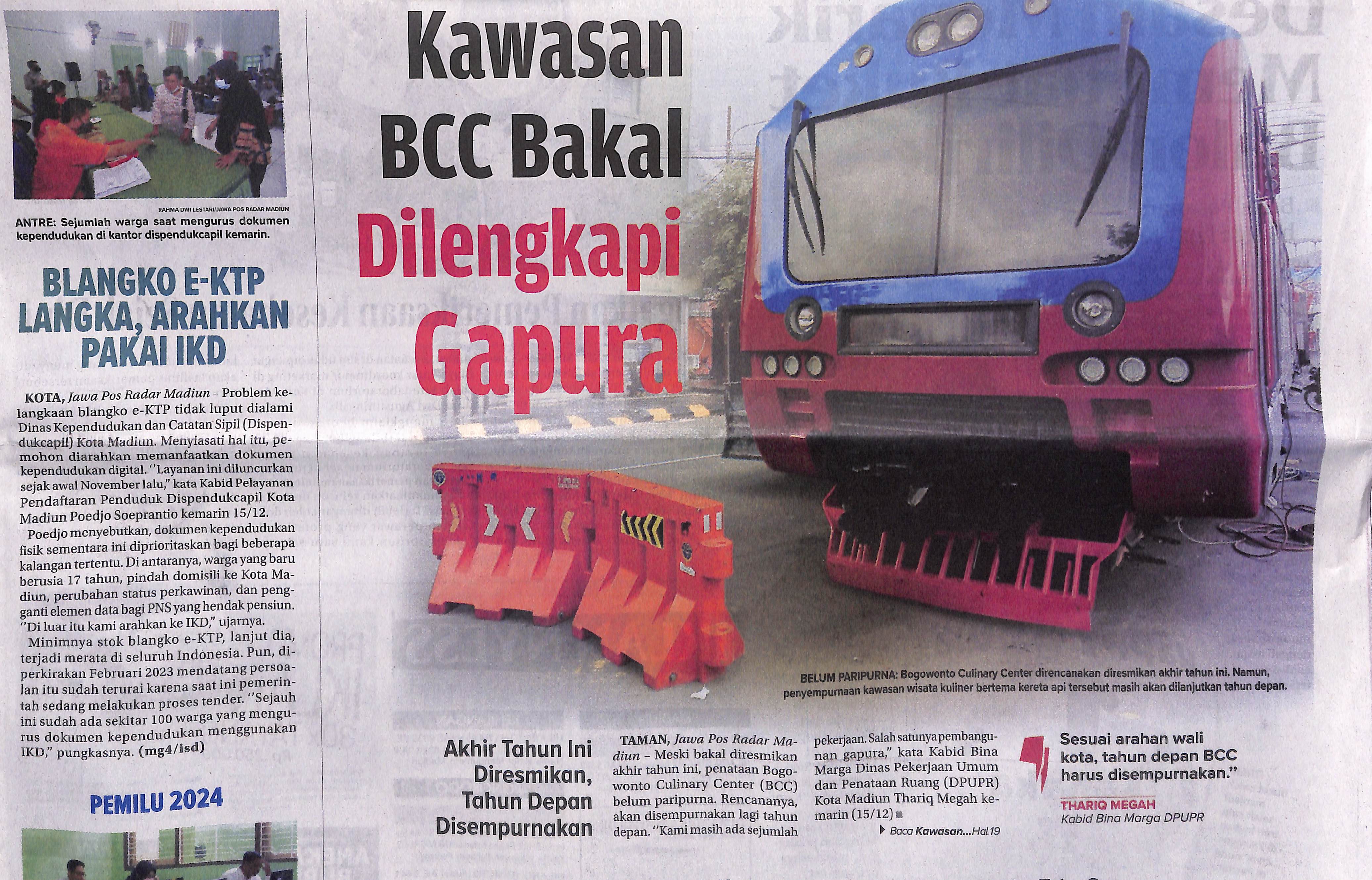 Kawasan BCC Bakal Dilengkapi Gapura