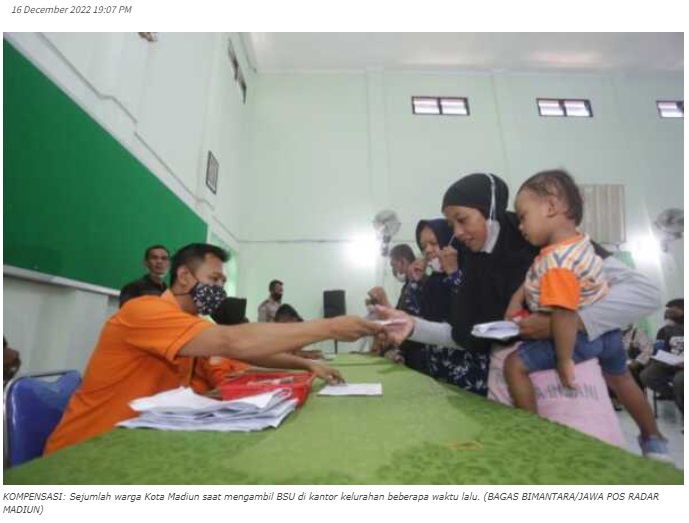 Satu dari 10.109 KPM di Kota Madiun Tolak Terima Bansos