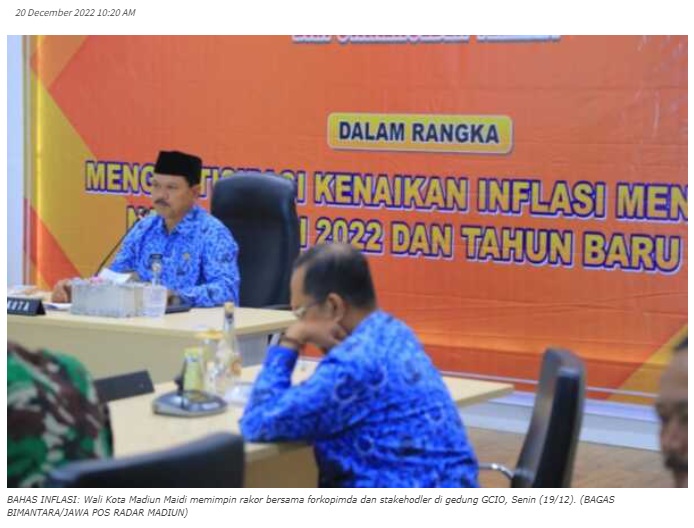 Waspadai Inflasi Momen Nataru, Pemkot Madiun Gelar Operasi Pasar
