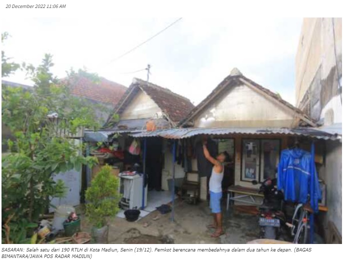 Ada 190 Rumah Tak Layak Huni di Kota Madiun