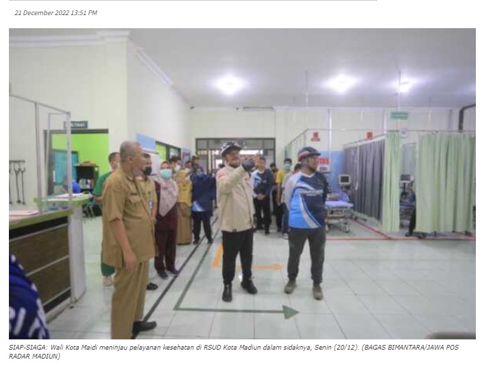 Siaga Momen Nataru, UGD RSUD Kota Madiun Tetap Beroperasi 24 Jam