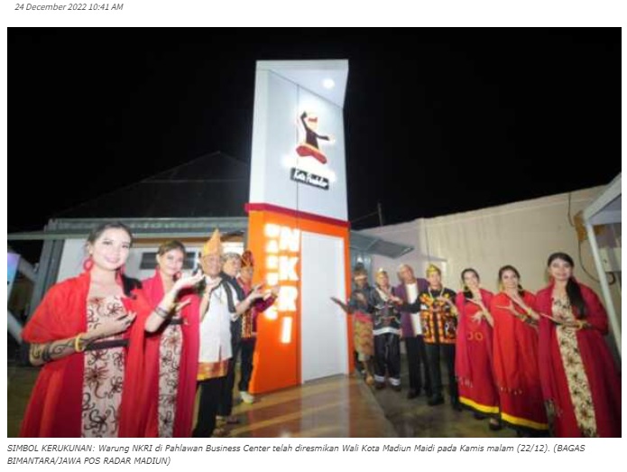 Wali Kota Maidi Launching Warung NKRI di PBC