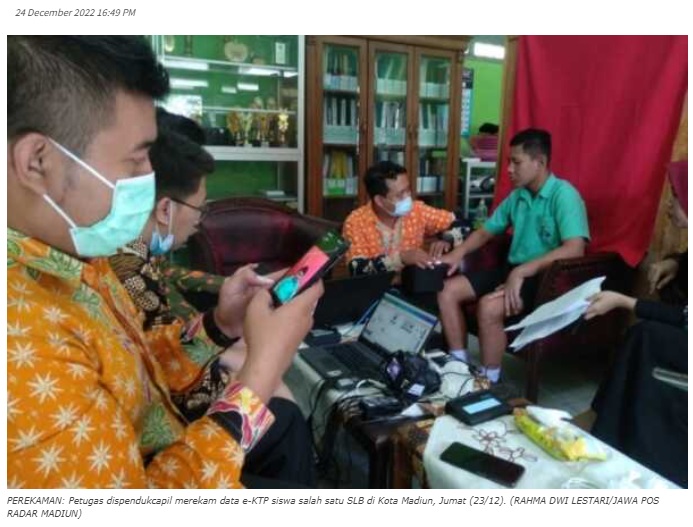 Dispendukcapil Kota Madiun Gencar Rekam Data E-KTP