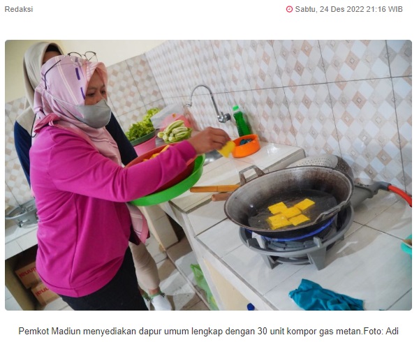 Tak Perlu Beli LPG, Pemkot Madiun Siapkan Dapur Umum Gratis