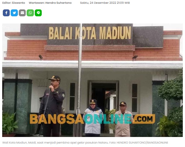 Jelang Nataru, Wali Kota Madiun Imbau Warga Jaga Diri dan Hormati yang Beribadah
