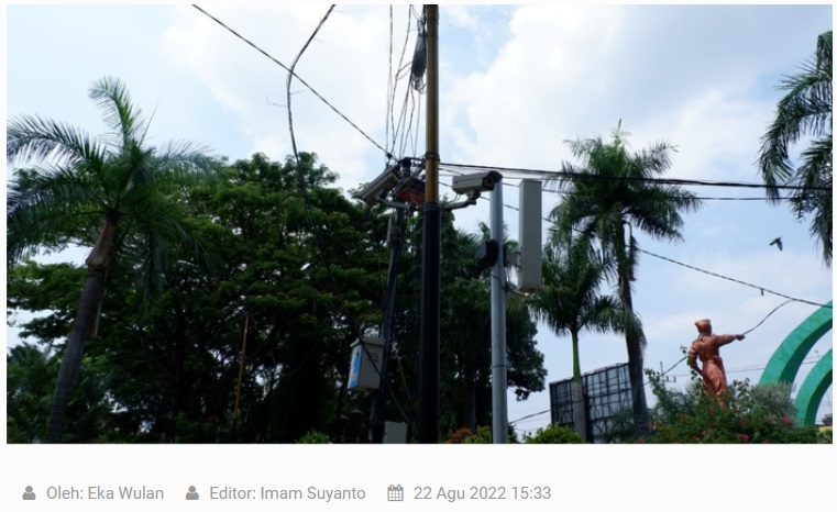 Tujuh CCTV Alun-Alun Madiun Rusak, Disperkim Berencana Lakukan Pemeliharaan