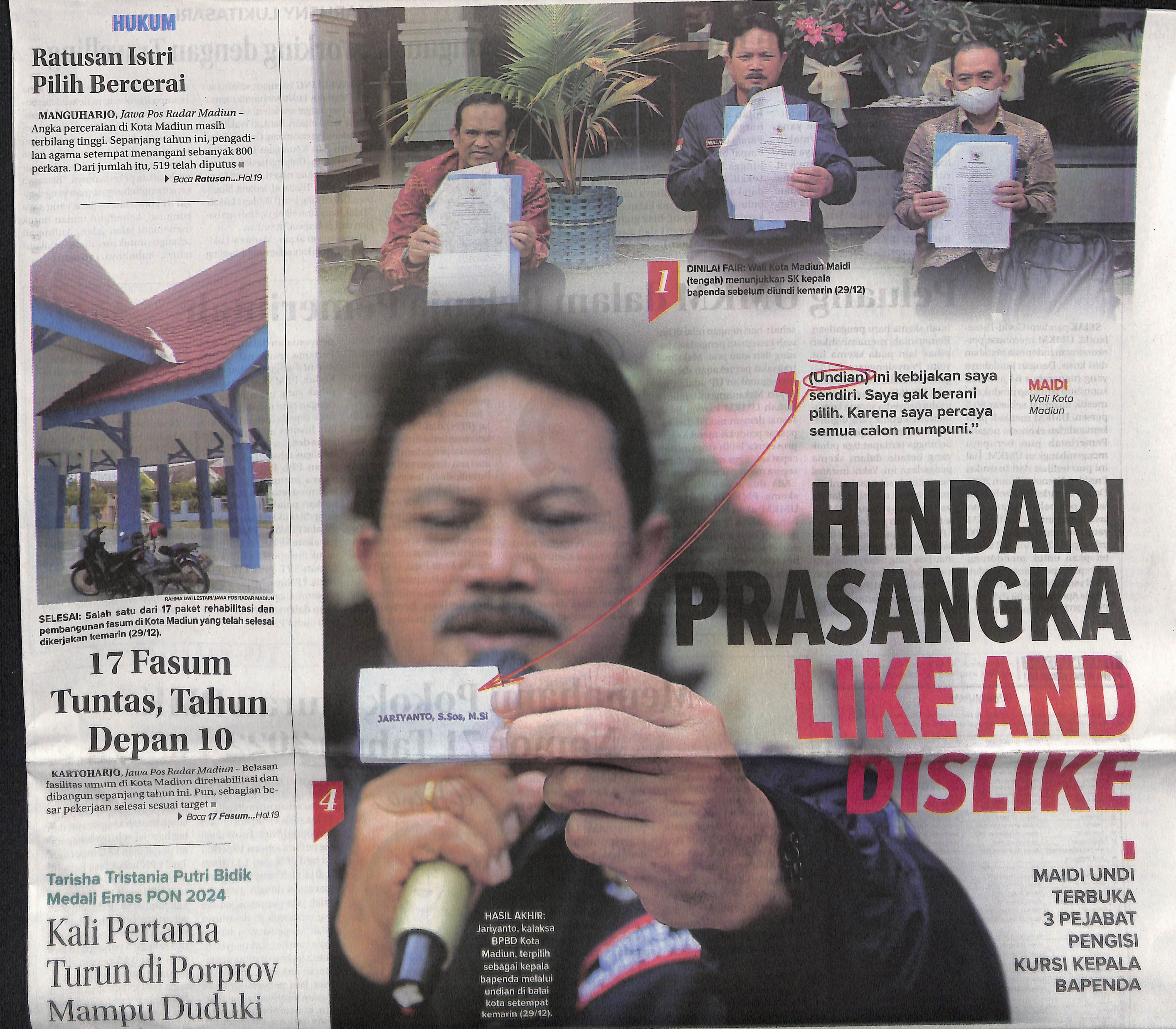 17 Fasum Tuntas, Tahun Depan 10