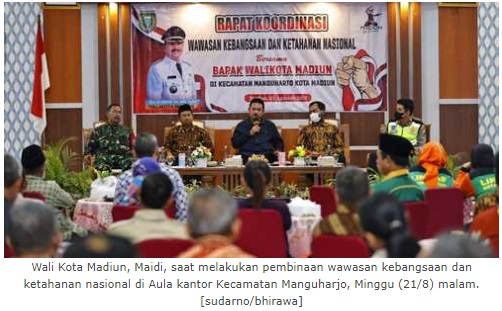 Wali Kota Madiun Beri Wawasan Kebangsaan