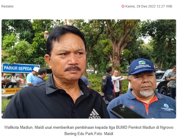 Tiga BUMD Kota Madiun Sehat, Bank Daerah Perlu Perhatian Khusus