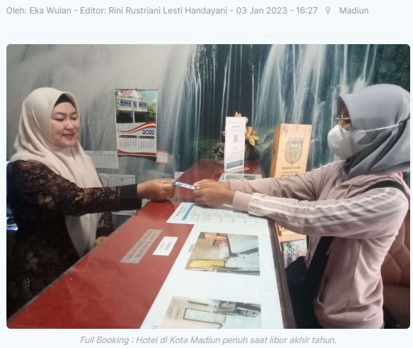 Libur Akhir Tahun, PHRI Kota Madiun Catat Okupansi Hotel Full Booking