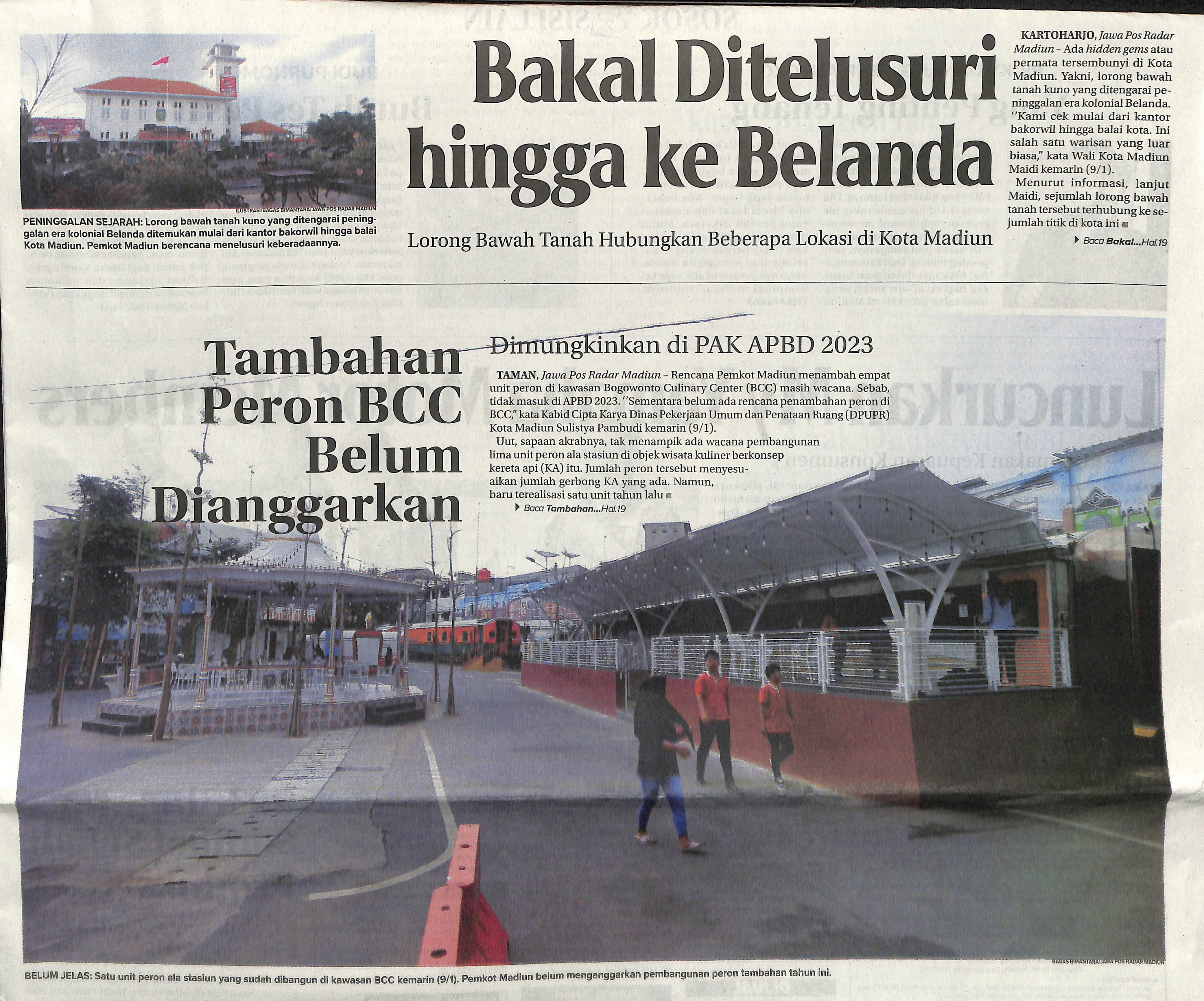 Bakal Ditelusuri hingga ke Belanda, Lorong Bawah Tanah Hubungkan Beberapa Lokasi di Kota Madiun