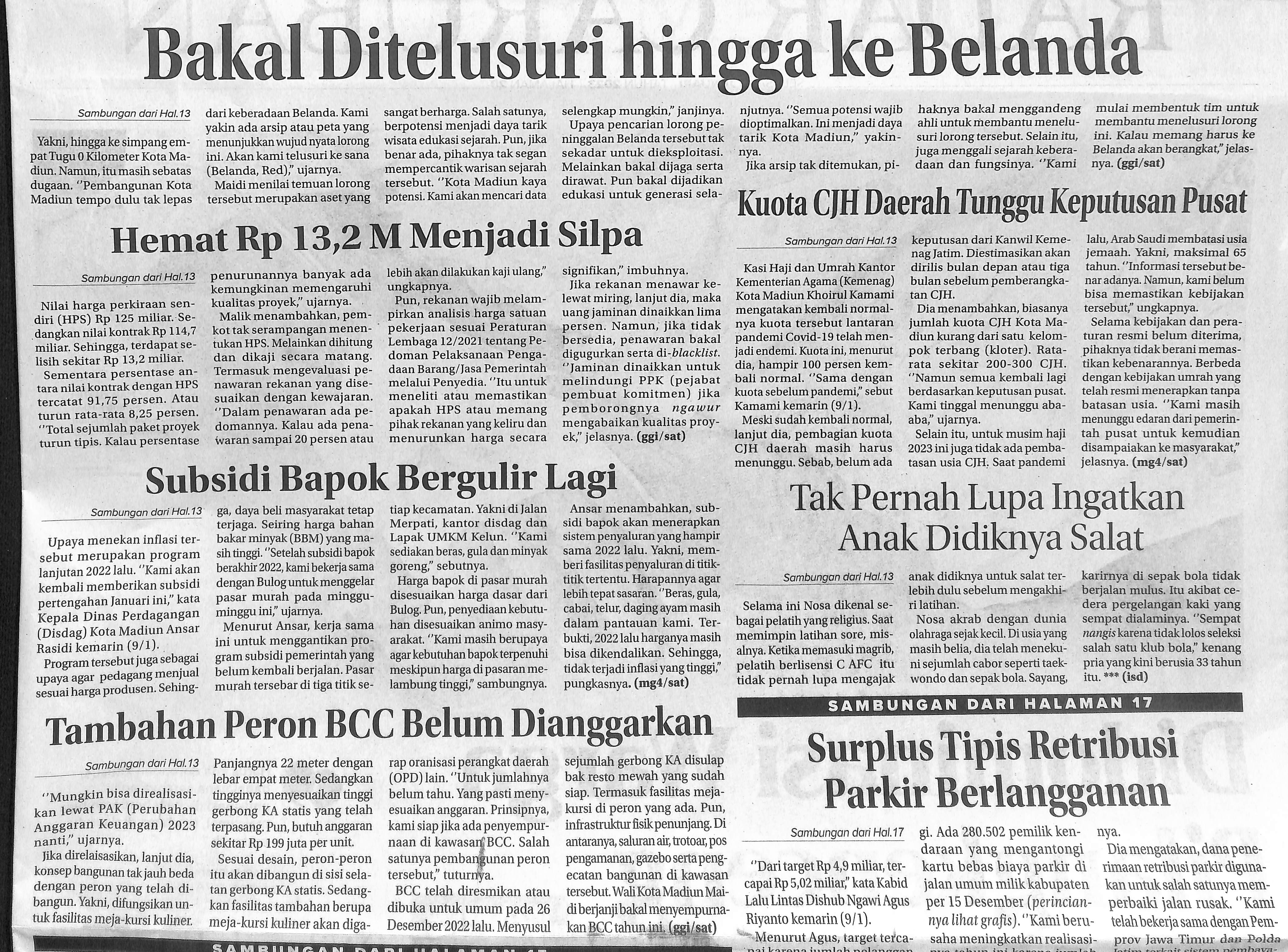Tambahan Peron BCC Belum Dianggarkan, Dimungkinkan di PAK APBD 2023