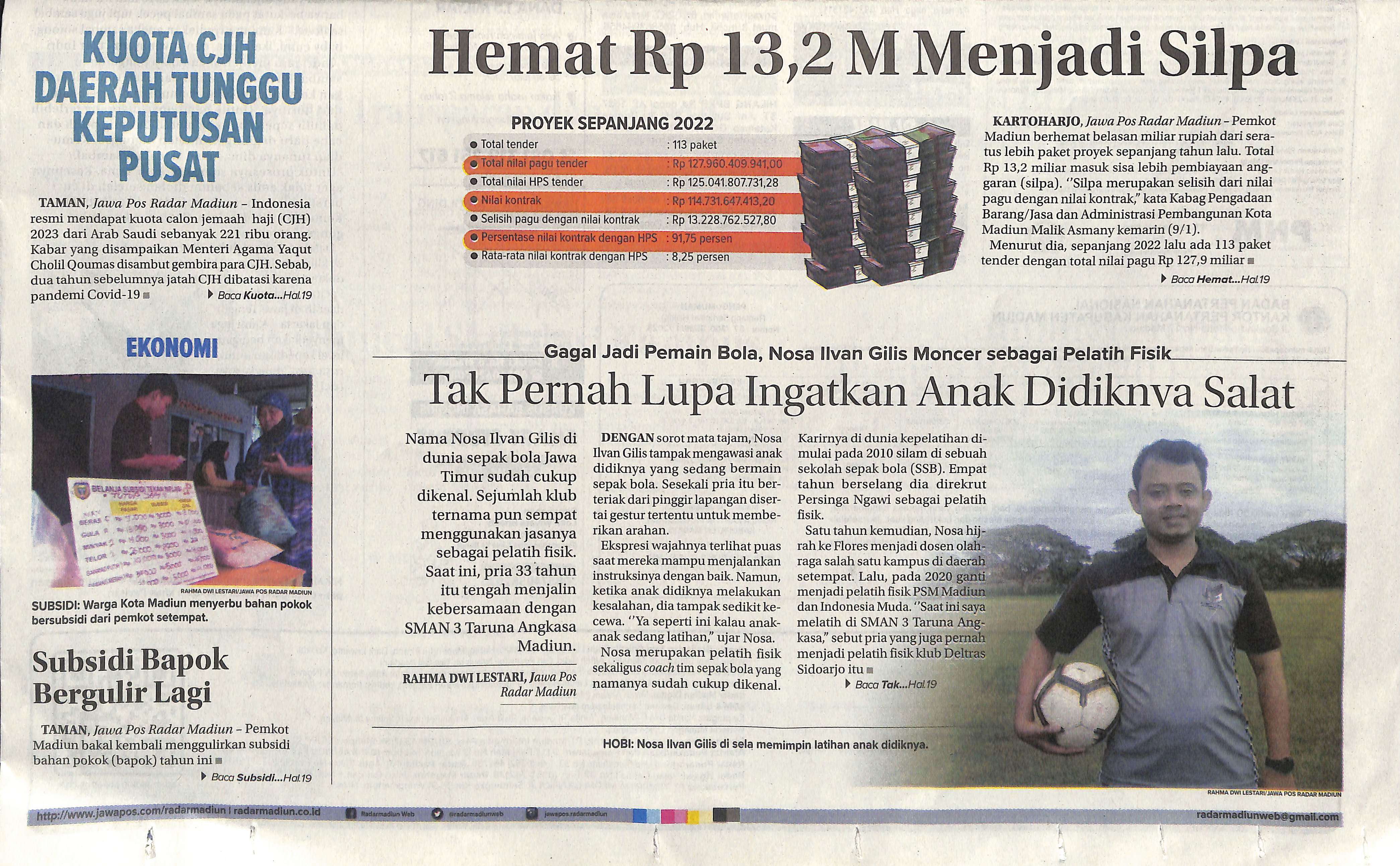 Subsidi Bapok Bergulir Lagi