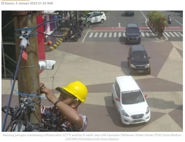 Hitung kunjungan wisatawan, Diskominfo Kota Madiun pasang CCTV