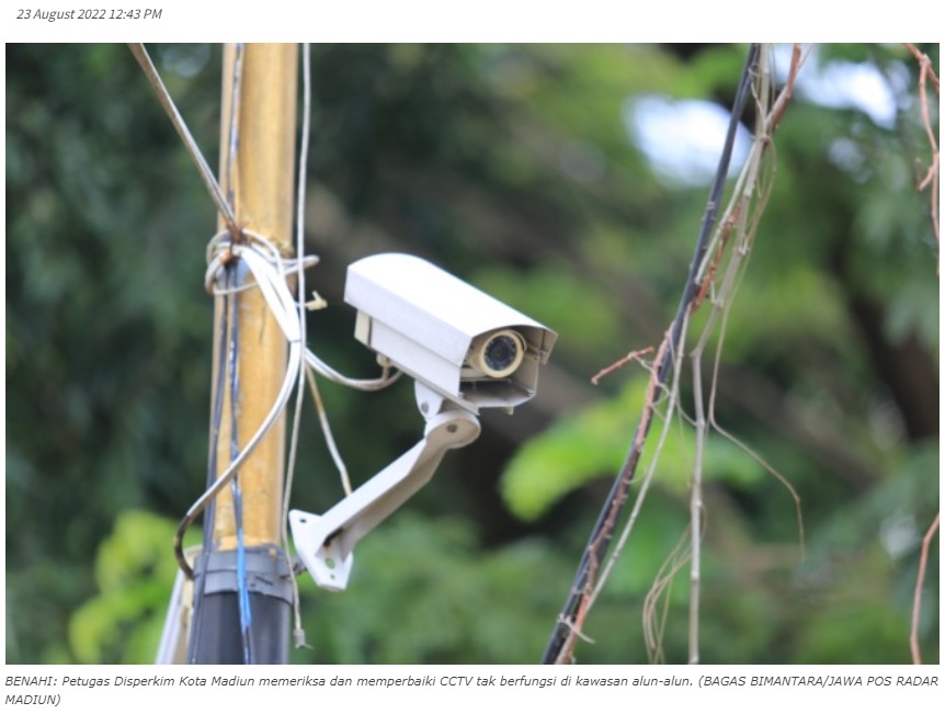 Pengadaan CCTV Baru Alun-Alun Kota Madiun Terganjal Anggaran