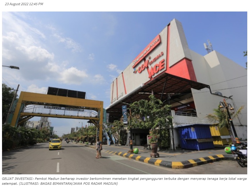 Nilai Investasi di Kota Madiun Tahun Ini Catat Tren Kenaikan