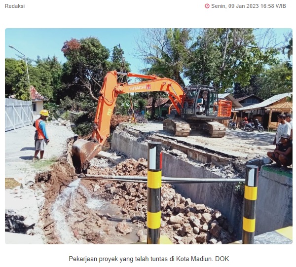 Jaga Kualitas, Penawaran Proyek di Kota Madiun Dilarang Terjun Bebas