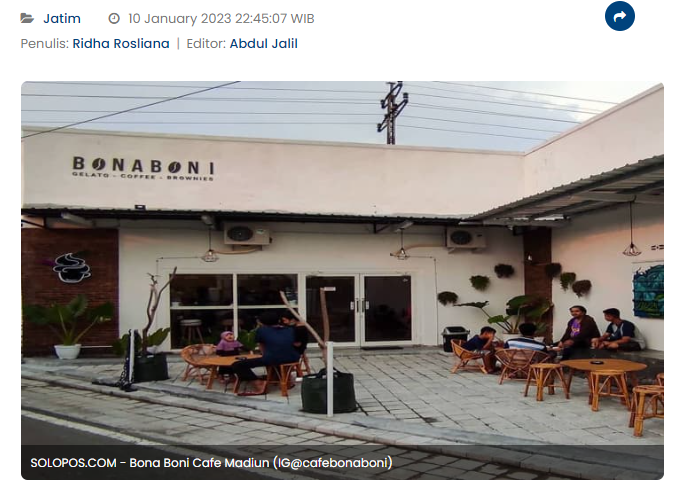 8 Kafe Unik & Kece di Kota Madiun, Cocok untuk Nongkrong dan Swafoto
