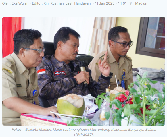 Pavingisasi Tiga Dimensi Masih Jadi Skala Priotitas Pemkot Madiun