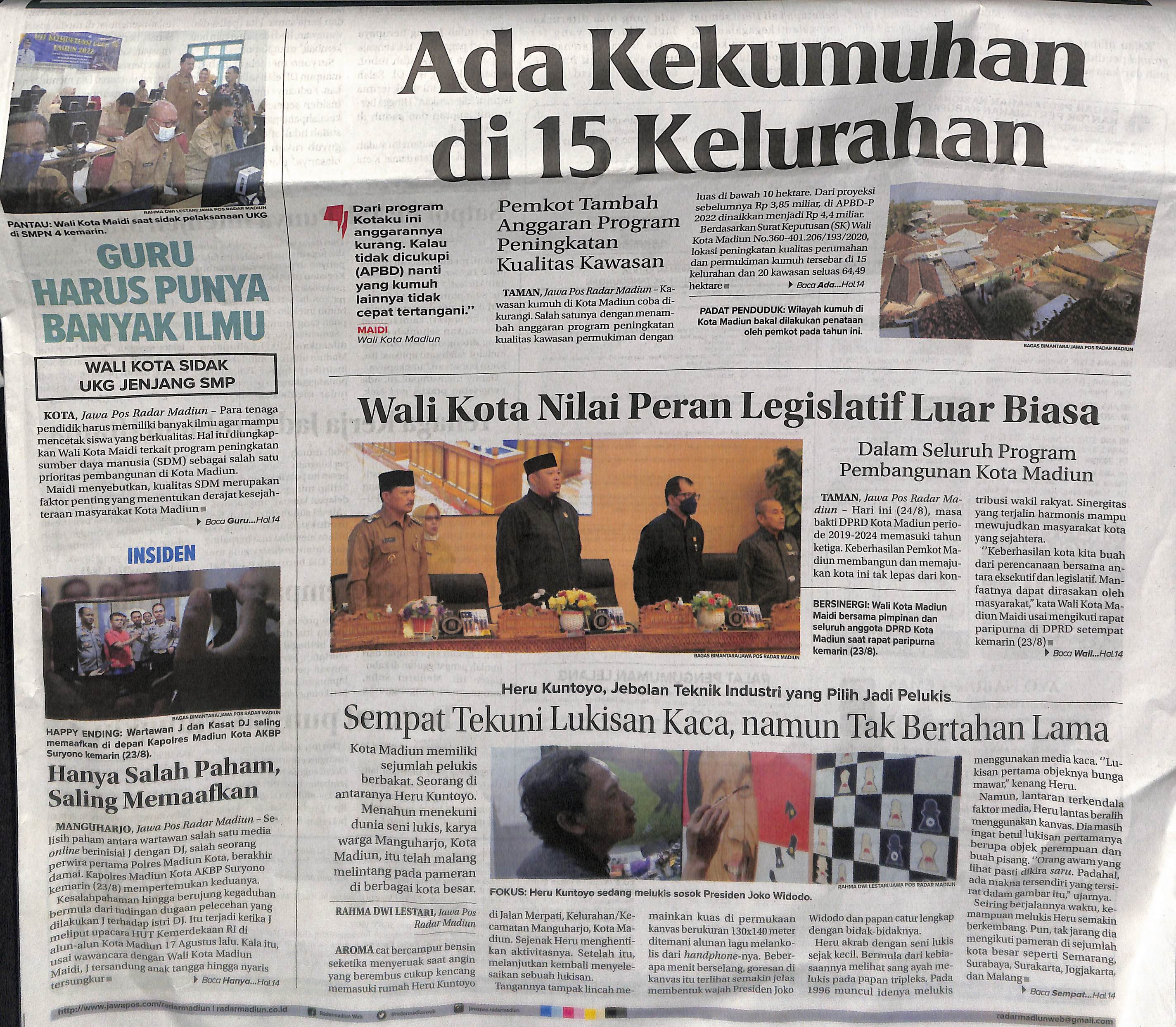 Guru Harus Punya Banyak Ilmu, Walikota Sidak UKG Jenjang SMP