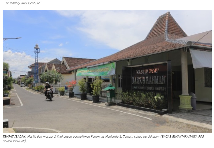 Polemik Masjid dan Musala Berdekatan di Perumnas Manisrejo, Ini Tanggapan Sekda