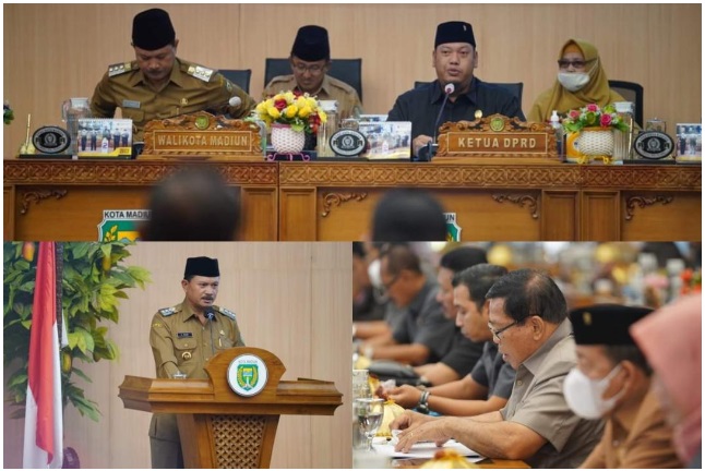 Walikota Madiun Sampaikan Jawaban Atas Pandangan Umum Fraksi