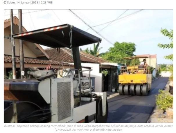 DPUPR Kota Madiun anggarkan Rp13,5 miliar untuk pemeliharaan jalan