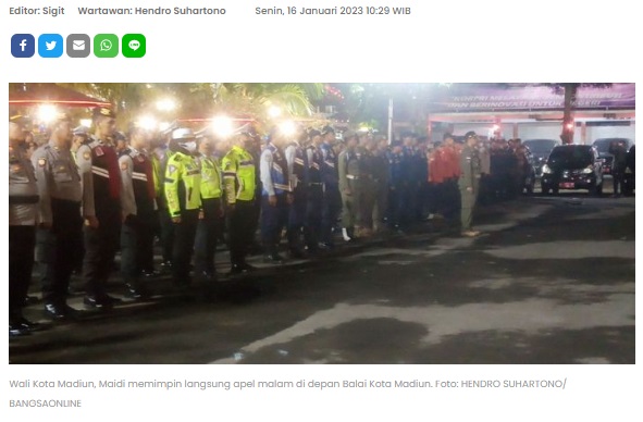 Maidi Perintahkan Tindak Tegas Pelaku Keonaran di Kota Madiun
