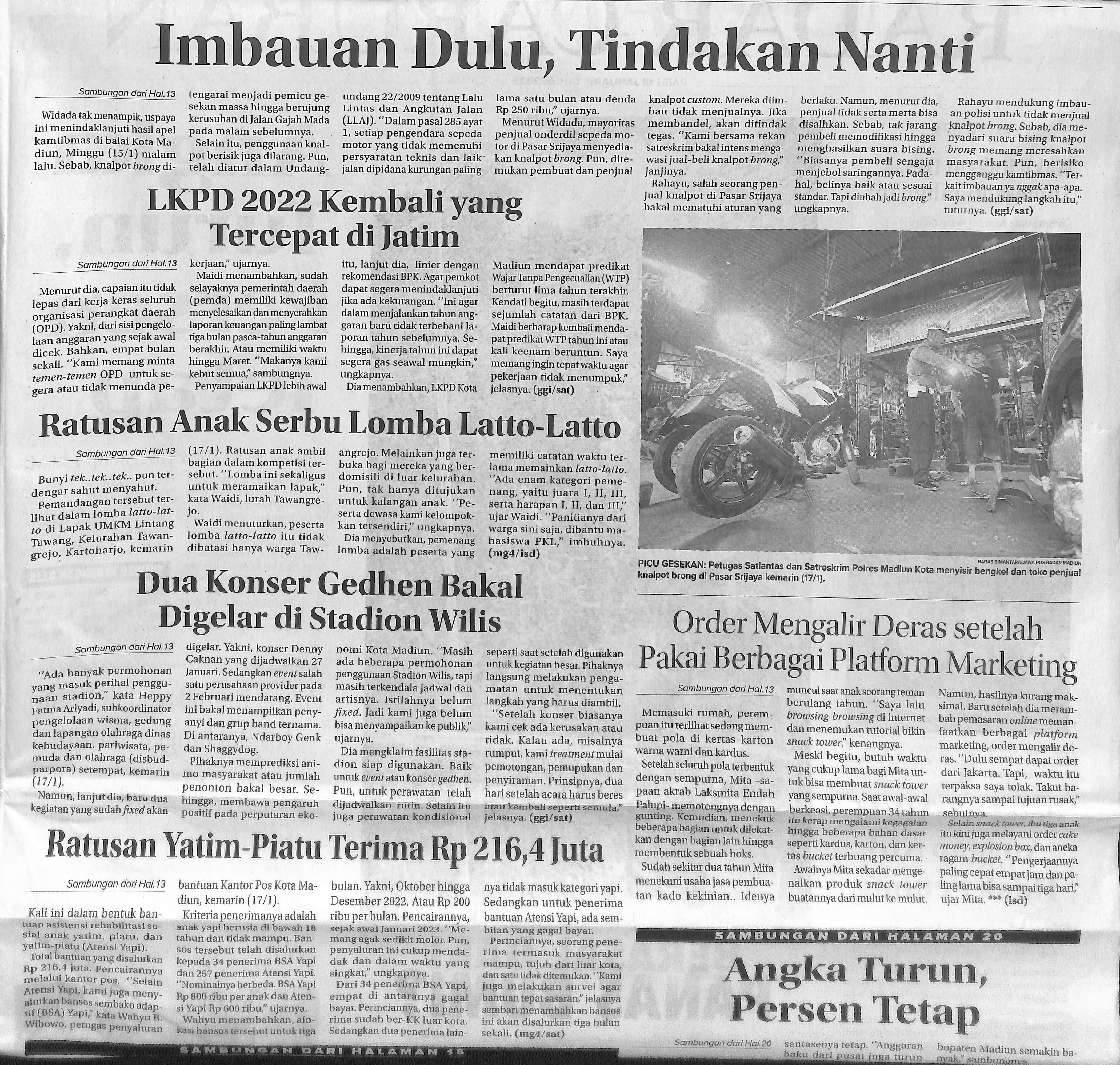 Dua Konser Gedhen Bakal Digelar di Stadion Wilis, Disbudparpora Sebut Banyak Promotor Event yang Melirik