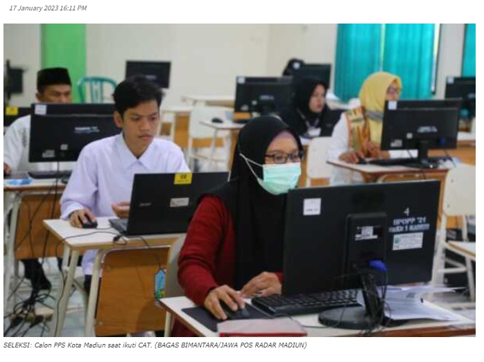 218 Peserta Seleksi Berebut 81 Kursi PPS Kota Madiun