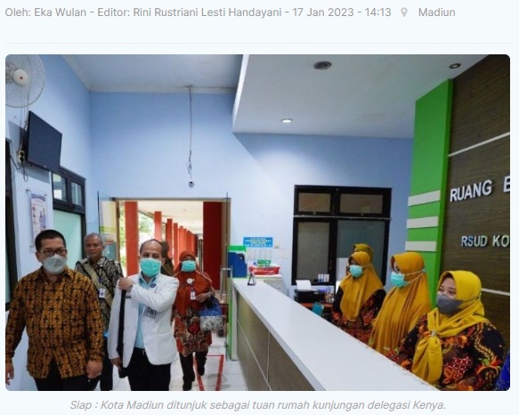 Pemkot Madiun Jadi Tuan Rumah Kunjungan Delegasi Kenya