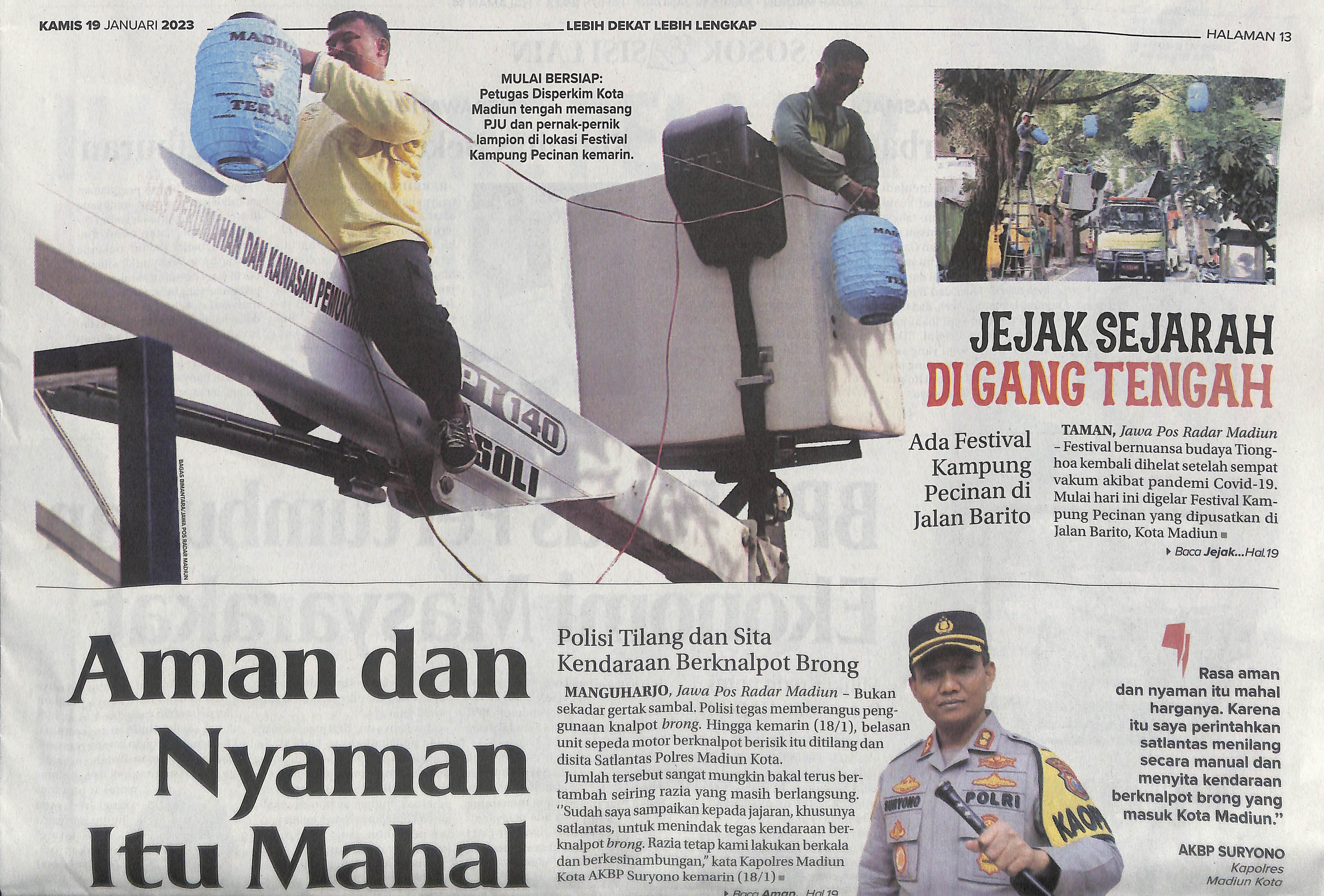 Jejak Sejarah di Gang Tengah, Ada Festival Kampung Pecinan di Jalan Barito