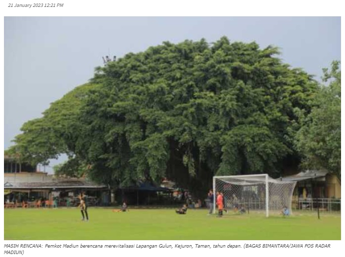 Pemkot Madiun Berencana Sulap Lapangan Gulun Jadi Alun-Alun Ketiga