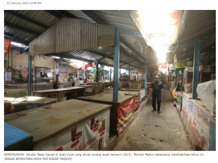 Pemkot Rehab Pasar Kawak, Dianggarkan Rp 2 Miliar