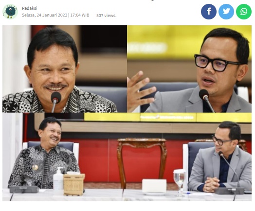 Walikota Madiun Sharing ke Kota Bogor, Terutama Terkait Smart City
